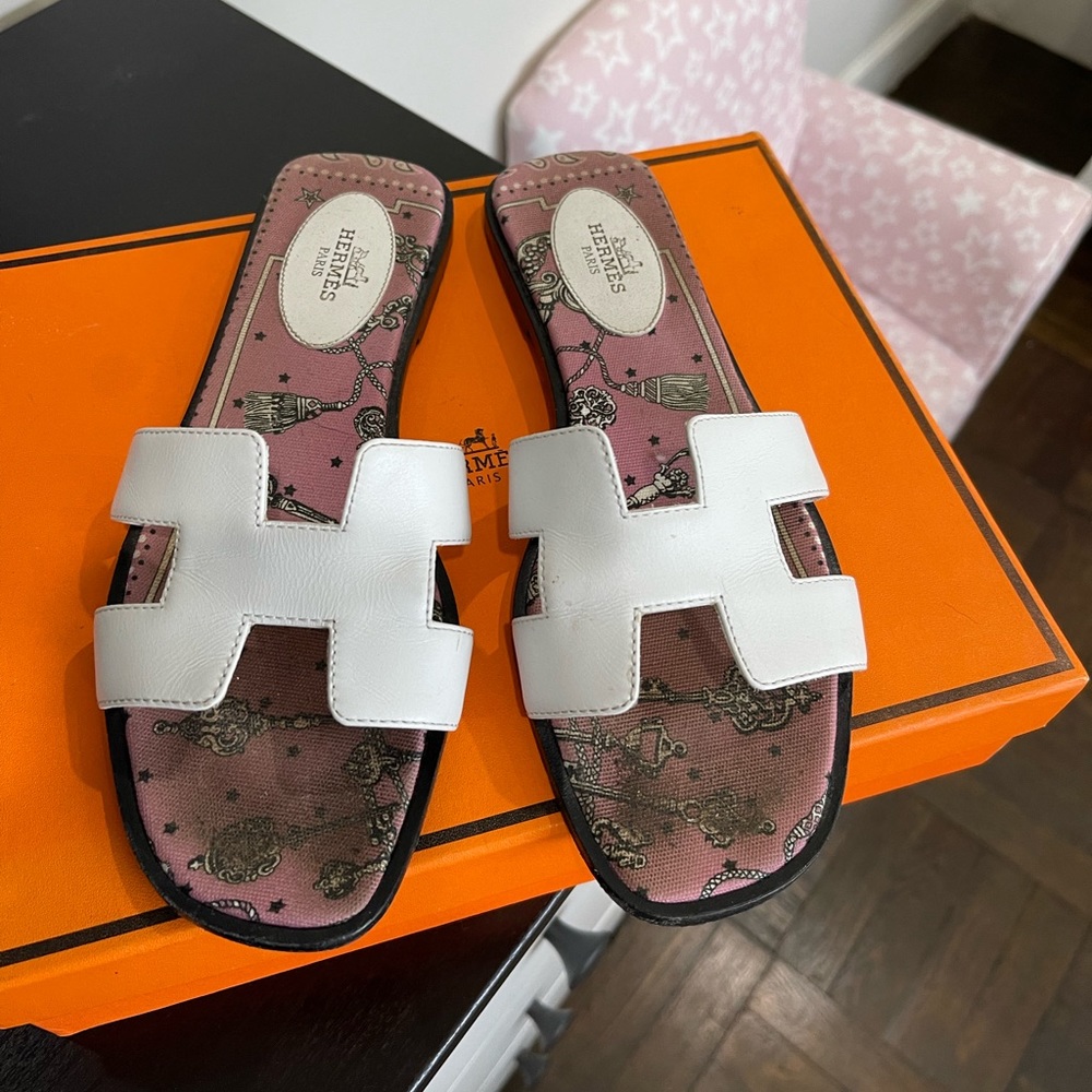 Hermes Oran sandals